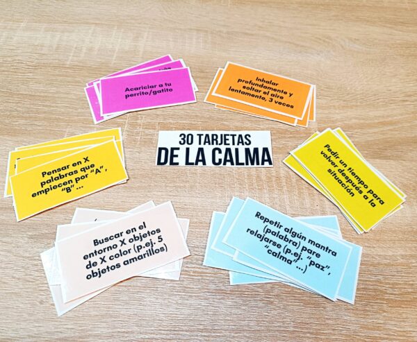 30 Tarjetas terapéuticas de la CALMA