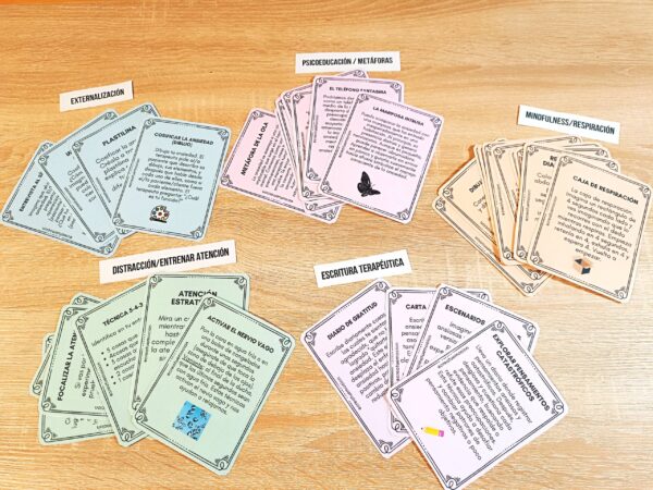 32 Tarjetas terapéuticas de GESTIÓN de la ANSIEDAD
