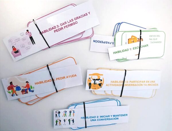 60 Tarjetas terapéuticas de HABILIDADES SOCIALES: material psicología PDF