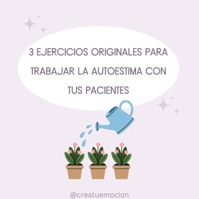 🌱 Tres ejercicios para trabajar la autoestima con tus pacientes •

Para mí, la autoestima en terapia se trabaja a través de redescubrirla y redefinirla. Recuperando experiencias que permitan a la persona sentirse valiosa y única.

Estos tres ejercicios están pensados para transformar la sesión en un espacio donde la autoestima se viva, no solo se teorice.

💖 1. Carta del yo que me quiere bien

Ideal para sesiones centradas en la autocrítica y la culpa. Permite que el paciente conecte con su parte compasiva, escribiéndose desde la voz que cuida, no la que exige.

🌿 2. Inventario de fortalezas invisibles

Perfecto para procesos donde el paciente se siente estancado o incapaz de reconocer logros. A través de una exploración guiada, se enumeran pequeñas acciones y rasgos que demuestran fortaleza —aunque él no los perciba así—.

🔥 3. Línea de momentos valientes

Recomendado en fases donde se trabaja la confianza o el sentido de capacidad personal. El paciente dibuja una línea del tiempo con los momentos en que actuó con valor, aunque tuviera miedo.

Adapta estas dinámicas a vuestros objetivos terapéuticos y verás cómo se producen cambios 😊🌱

👉 ¿Cuál vas a probar primero? Guarda este post para tenerlo a mano. 🔐

‼️ 📩 Y si quieres el recurso, pon “autoestima” en comentarios y te envío el PDF con los tres ejercicios explicados detalladamente 😊
.
.
.
#psicoterapia #terapiapsicologia #ejerciciospsicologicos #autoestima #ejerciciosautoestima #recursospsicologia #gestionemocional #emociones #psicologaintegradora #psicologasenreus