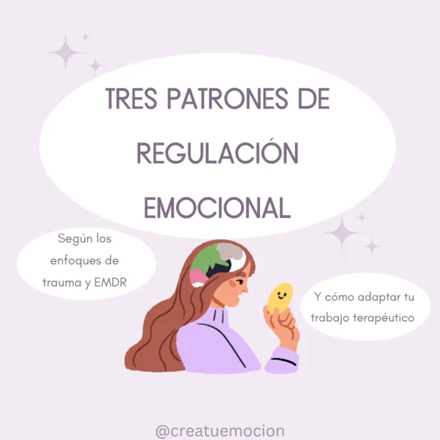 💡Según las terapias enfocadas al trauma como el EMDR, hay 3 formas de regular las emociones en trauma. ¿Cómo lo sienten tus pacientes?

✨ Regulación óptima: Sienten las emociones sin desbordarse ni bloquearse.
🏗️ ¿Cómo trabajar? Potencia la autorregulación del paciente con técnicas como el lugar seguro, el mindfulness o la respiración consciente, reforzando su capacidad de sostener emociones durante el procesamiento EMDR.

❄️ Sobrerregulación: Bloquean emociones y mantienen el control, pero se desconectan internamente.
🏗️ ¿Cómo trabajar? Trabaja primero en la reconexión emocional; usa ejercicios de conexión corporal como el escaneo corporal, y de identificación y expresión de emociones (diarios, dibujo, verbalización, cartas DIXIT o proyectivas...) antes de exponerlos a recuerdos traumáticos.

🌊 Subregulación: Se sienten abrumad@s por las emociones y les cuesta manejarlas.
🏗️ ¿Cómo trabajar? Antes de entrar en el trauma, trabajar junt@s con técnicas de contención y grounding (respiración profunda, anclajes sensoriales, lugar seguro...) para prevenir un desbordamiento durante el EMDR/reprocesamiento.

💬 Reconocer el estilo de regulación guía la intervención, haciendo el trabajo con trauma más seguro y efectivo.

Trabajar con trauma es delicado y complejo. Trabajamos con material muy sensible.❗Fórmate bien en enfoques de abordaje del trauma para poder abrir estas puertas de la vida de las personas a las que acompañas🙏

Y tú, ¿conocías estos estilos? 🌸

Guarda el POST para cuando lo necesites🔐😊

Gràcies @lauraroyopsicologa per descobrir-me aquests patrons 💫
.
.
.
#recursospsicologia #recursosterapia #EMDR #terapiatrauma #psicologiaintegradora #materialespsicologicos #psicologasenreus