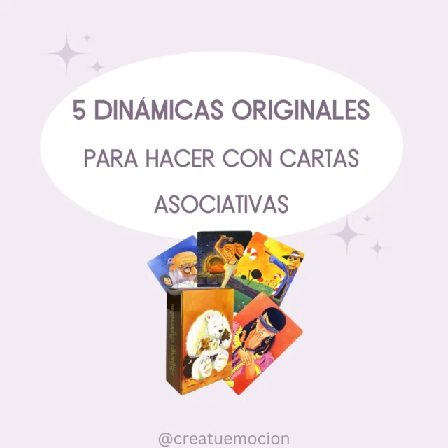 🌸🃏Te traigo 5 dinámicas para que tus pacientes ESCOJAN una carta (no al azar), de entre las que sitúes en la mesa (también puedes darles la baraja).

💡 Trabajar con cartas estilo DIXIT, de fantasía, proyectivas o asociativas, ayudan en terapia a que tus pacientes:

✨ Conecten con sus emociones de una forma diferente.
✨ Exploren pensamientos y sentimientos que a veces cuesta poner en palabras.
✨ Despierten su creatividad e imaginación mientras se conocen mejor.
✨ Reflexionen sobre su vida y tomen decisiones desde nuevas perspectivas.

❤️‍🔥 En mi tienda online (link in bio) encontrarás las 48 cartas asociativas (que incluyen 20 preguntas) para trabajar el autoconocimiento, creadas para enriquecer tus sesiones. 

💌 Si pones en comentarios la palabra “cartas”, te envío el link de compra.

🔐Guarda el post para cuando lo necesites.

Y tú, ¿usas este tipo de cartas en sesión? ¿Qué dinámicas sueles usar? 🤗
.
.
.
#materialespsicologicos #cartasdixit #cartasasociativas #recursospsicologia #recursosterapia #cartasproyectivas #autoconocimiento #saludmental #psicologasenreus