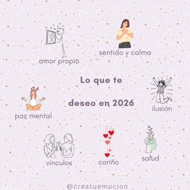 Te deseo todo lo que anheles este 2026...💫❤️