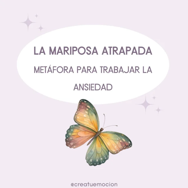 🦋💨 Puedes trabajar la ANSIEDAD con tus pacientes 🛋️ a través de la metáfora de la mariposa.

Cuando sufre ansiedad, la persona puede sentirse así:

	•	Alas que baten sin parar
	•	Corazón acelerado
	•	Paredes invisibles que parecen impedir cualquier movimiento

Esta metáfora ayuda a mostrarles que pueden aprender a moverse con calma y elegir su dirección, reconociendo su propia fuerza y recursos internos. 🌤️

💫 ¿Quieres usar esta metáfora en terapia con tus pacientes? He creado un PDF profesional para psicólogos/as con:

	•	La metáfora completa desarrollada
	•	El ejercicio práctico + otro de regalo🎁
	•	10 preguntas terapéuticas originales para trabajar la ansiedad en sesión

💚 Cómo conseguirlo:
1️⃣ Escribe “mariposa” 🦋 en los comentarios
2️⃣ Etiqueta a alguien a quien pueda servirle

⚡ Te lo envío en las próximas 24 horas.
⏳ Disponible solo hasta el 07/02/26. ¡Aprovecha!
.
#TerapiaIntegradora #SaludMental #Ansiedad #GestiónDeAnsiedad #Psicoterapia #RecursosParaPsicólogos #MetáforasTerapéuticas