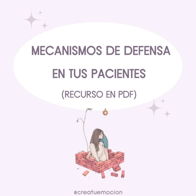 🦺 Hay cosas que hacen los pacientes en terapia (y nosotrxs mismxs) sin saber muy bien por qué, o de forma inconsciente.

Cambiar de tema justo cuando duele, reírse al hablar de algo importante, justificarlo todo, bloquearse, minimizar lo que sienten… A menudo son mecanismos de defensa que se activan.

Formas (muy humanas) de protegerse cuando una emoción se vuelve demasiado intensa o cuando duele acercarse a algún tema.

🔦 He creado una guía breve para PSICÓLOGOS/AS donde explico estos 6 mecanismos de defensa habituales que incluye:
✨ señales claras para identificarlos
✨ preguntas profundas para explorarlos/trabajarlos con tus pacientes

📖 Es un PDF de 14 páginas práctico, visual y fácil de aplicar.

💛 Durante 48h (hasta el 24/04 a las 21.30h) puedes conseguirla GRATIS siguiendo estos pasos:

1. Sigue esta cuenta @creatuemocion
2. Etiqueta a 2 personas a las que les puede interesar en comentarios
3. Comparte este post en stories (si tienes cuenta privada, envíame captura) [durante 24h]

Te enviaré el recurso en las próximas 24h🌷

Después, estará disponible en mi tienda.

🌿 Entender estas "resistencias" como protecciones es una forma de acercarnos a nuestros pacientes 🌿
.
.
.
#recursospsicologia #ejerciciosterapia #materialespsicologicos #mecanismosdedefensa #psicologiaintegradora #psicologasenreus #psicologasonline