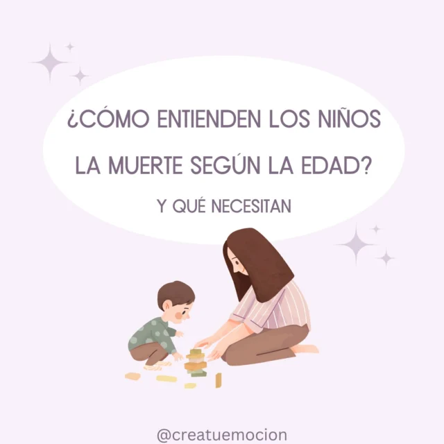 💔 La muerte es una de las preguntas más difíciles de la infancia, y también una de las más importantes.

Lxs niñxs no la entienden como lxs adultxs: la construyen poco a poco, con su edad, su imaginación y sus emociones 🧠✨

Es importante que como adultos conozcamos estas etapas para aprender a a acompañarles, respondiendo a sus preguntas, ofreciéndoles seguridad y sostén.

👉 Te cuento cómo entienden la muerte los niños según su etapa evolutiva y qué necesitan 🤍

🌺 ¿Quieres el recurso en formato TABLA RESUMEN? Comenta "infancia" y te lo envío en las próximas 24h 📩

Guarda el post para cuando lo necesites 🔐

Algunas de las fuentes consultadas para el post:
💡Bowlby, J. (1980). Attachment and loss: Vol. 3. Loss, sadness and depression. Basic Books.
💡American Academy of Pediatrics. (s. f.). Talking to children about death.
💡Worden, J. W. (2018). El tratamiento del duelo: Asesoramiento psicológico y terapia (5.ª ed.). Paidós.
.
.
.
#dueloinfancia #muerte #psicologiaevolutiva #psicologiainfantil #recursospsicologia #materialespsicologicos #recursosgratuitos #psicologaenreus