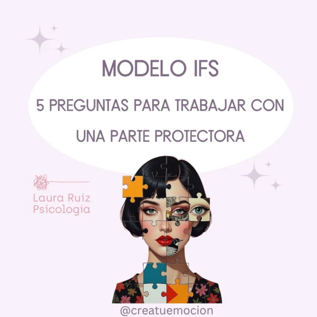 El modelo Internal Family Systems (IFS) entiende nuestra experiencia interna como un sistema formado por diferentes PARTES, cada una con sus propias emociones, necesidades y roles.🧩

Algunas de estas partes adoptan funciones protectoras 🫂 para ayudarnos a afrontar situaciones que en algún momento fueron difíciles o amenazantes.

Desde IFS, no buscamos eliminar estas partes, sino acercarnos a ellas con curiosidad, comprender qué intentan proteger y favorecer una relación diferente con ellas.

Por eso, en sesión puede ser muy útil saber qué preguntas hacer para facilitar este proceso. ❤️‍🩹

He preparado un PDF práctico con 6 preguntas para explorar una parte protectora en sesión, incluyendo:

✨ Las 6 preguntas, listas para utilizar en consulta.
🧠 La explicación de por qué hacer cada pregunta y qué podemos estar explorando con ella.
🌱 Una pregunta extra para profundizar en el miedo que hay detrás de la estrategia protectora.

Si quieres recibir el recurso gratis en PDF:

💬 Comenta “PREGUNTAS”
👥 Etiqueta a una persona a la que pueda servirle
📩 Y te lo envío en las próximas 24 h :)

¡Solo estará disponible durante 48 horas!⚠️

🔒 Guárdalo para tenerlo a mano en tus próximas sesiones y compártelo con esa compi psico a la que pueda servirle. 🤍

#recursospsicologia #materialespsicologia #modeloIFS #trabajoconpartes #psicologaintegradora #recursosgratuitos #psicologasenreus